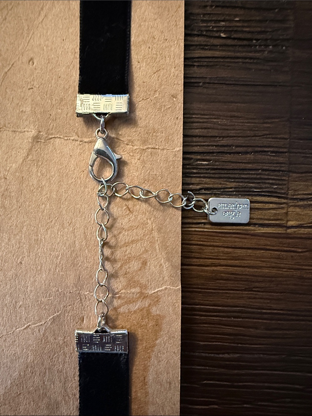 American Eagle Black Velvet Choker Necklace NWT - Picture 4 of 6